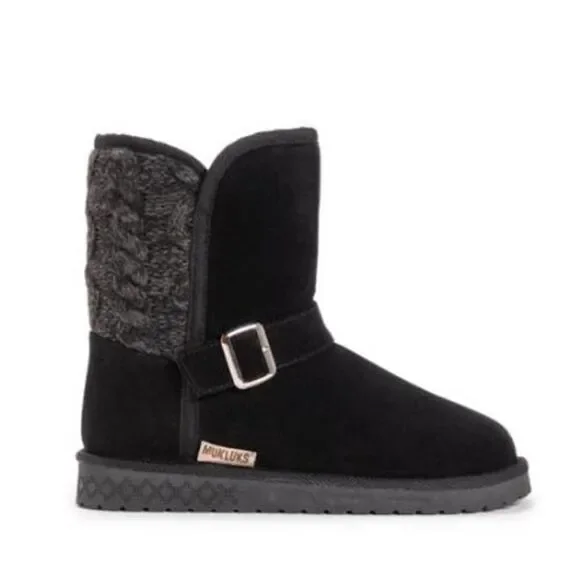 ]MUK Luks Jada Faux Fur Winter Bootie,  Sz 6,  NWT - Picture 2 of 6